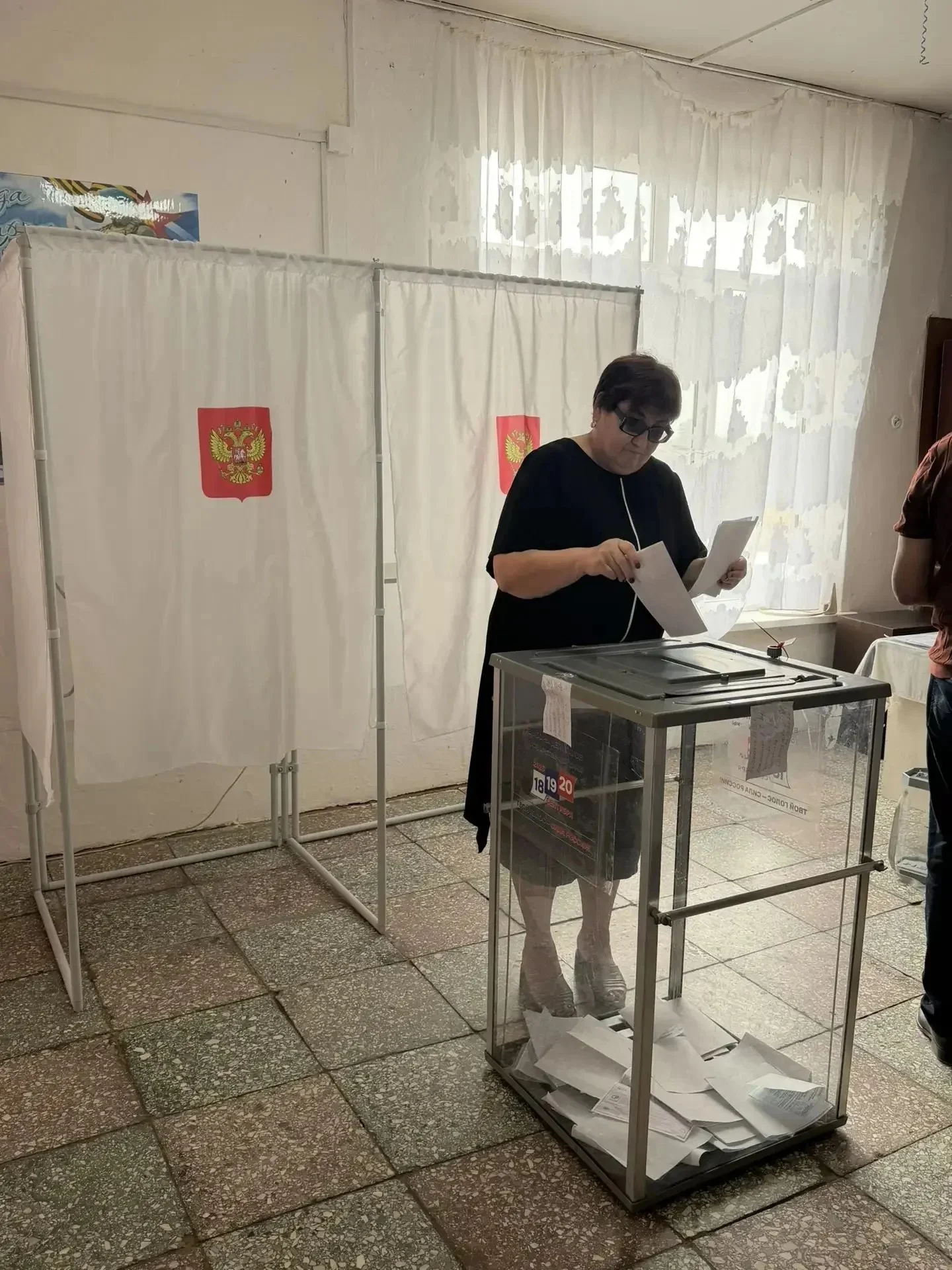 Коллектив «Голоса степи» принял участие в выборах в Ногайском районе