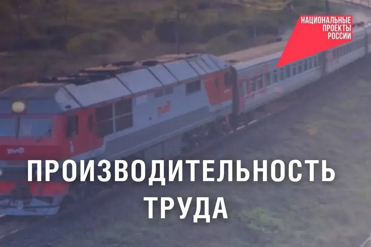 Железнодорожную отрасль поддерживают в рамках нацпроекта «Эффективная и конкурентная экономика»