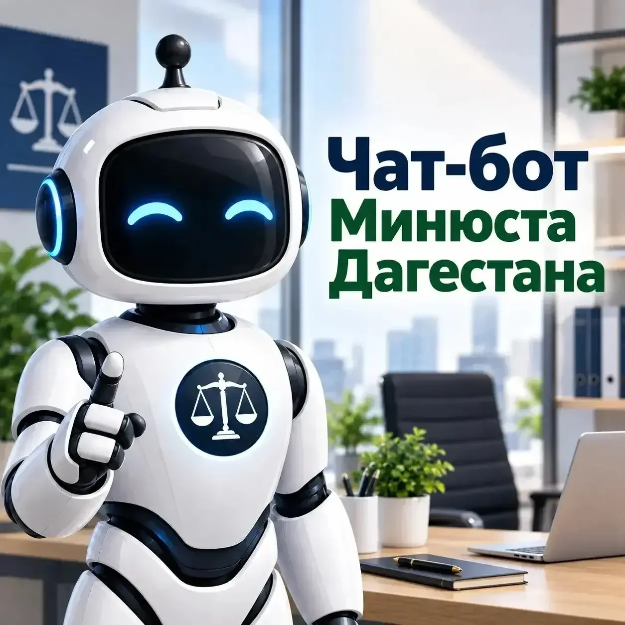 В Дагестане появился официальный чат-бот Минюста