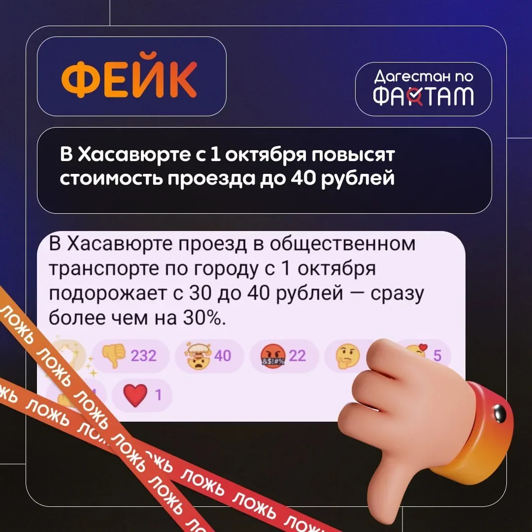Проезд по 40 рублей с 1 октября: в администрации Хасавюрта опровергли сообщение