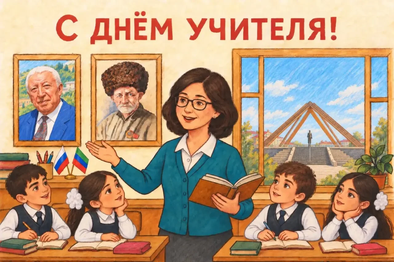 Более 43 тысяч педагогов Дагестана принимают поздравления с Днём учителя