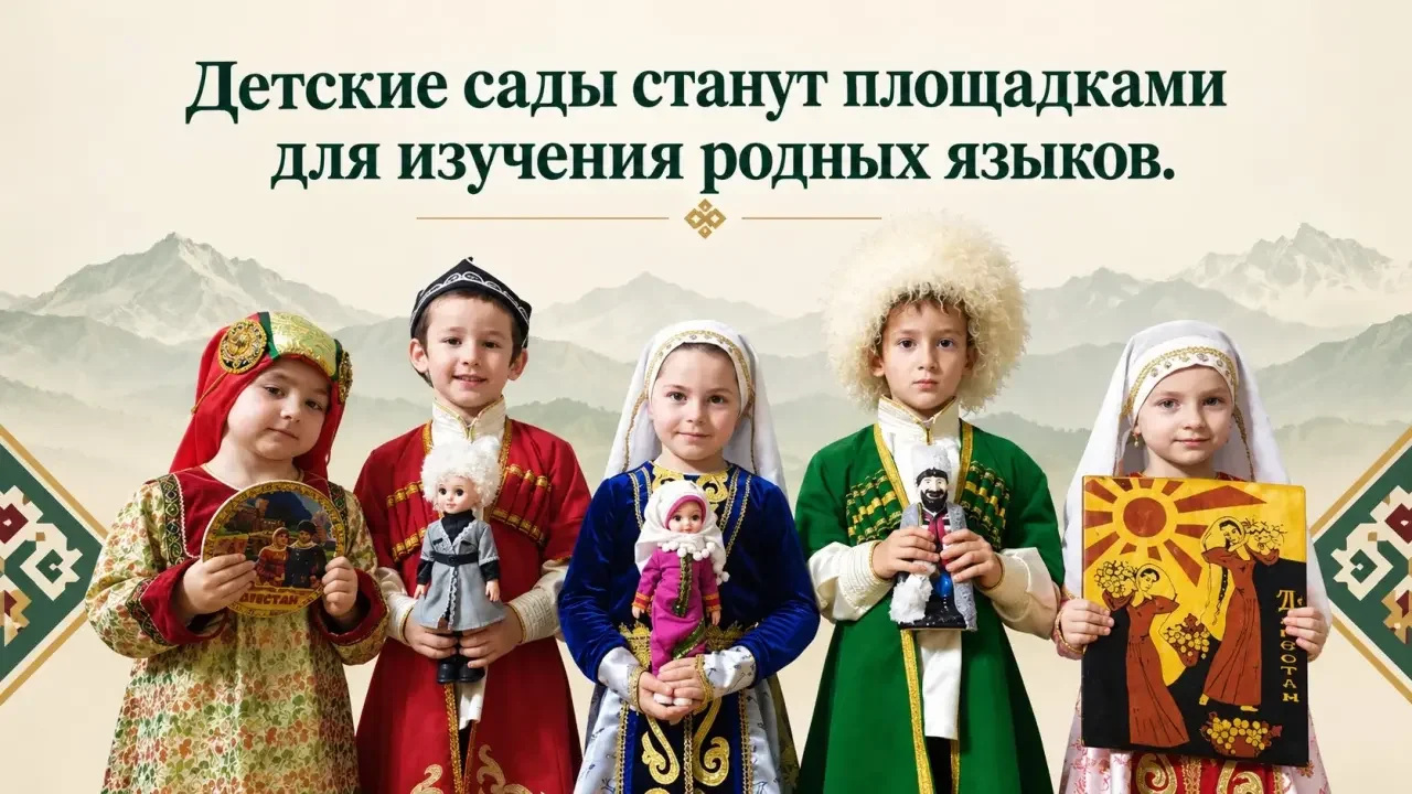 Шесть языков народов Дагестана будут изучать в 37 дошкольных учреждениях республики