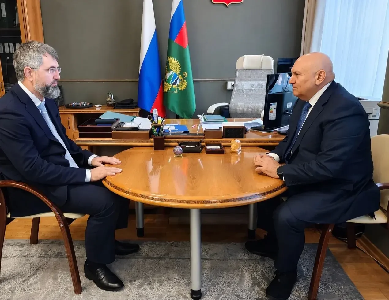 Рамазанов и Хатуов обсудили развитие системы обращения с отходами в Дагестане
