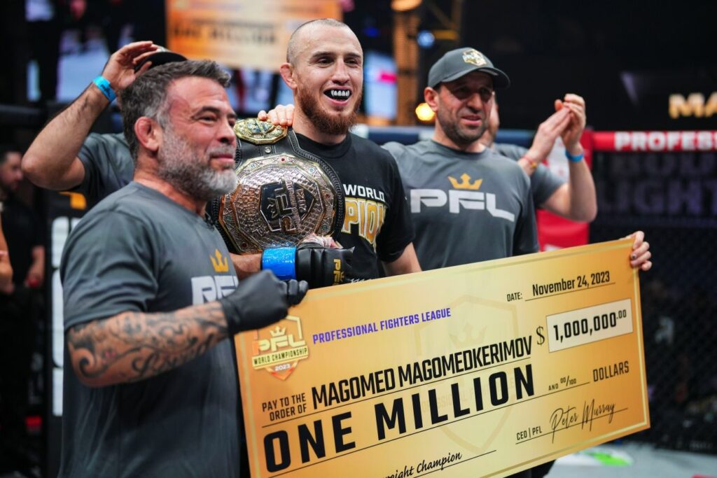 Дагестанец Магомед Магомедкеримов во 2-й раз стал чемпионом PFL