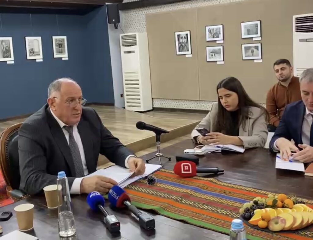 Итоговая пресс-конференция с премьером прошла в здании Правительства Дагестана