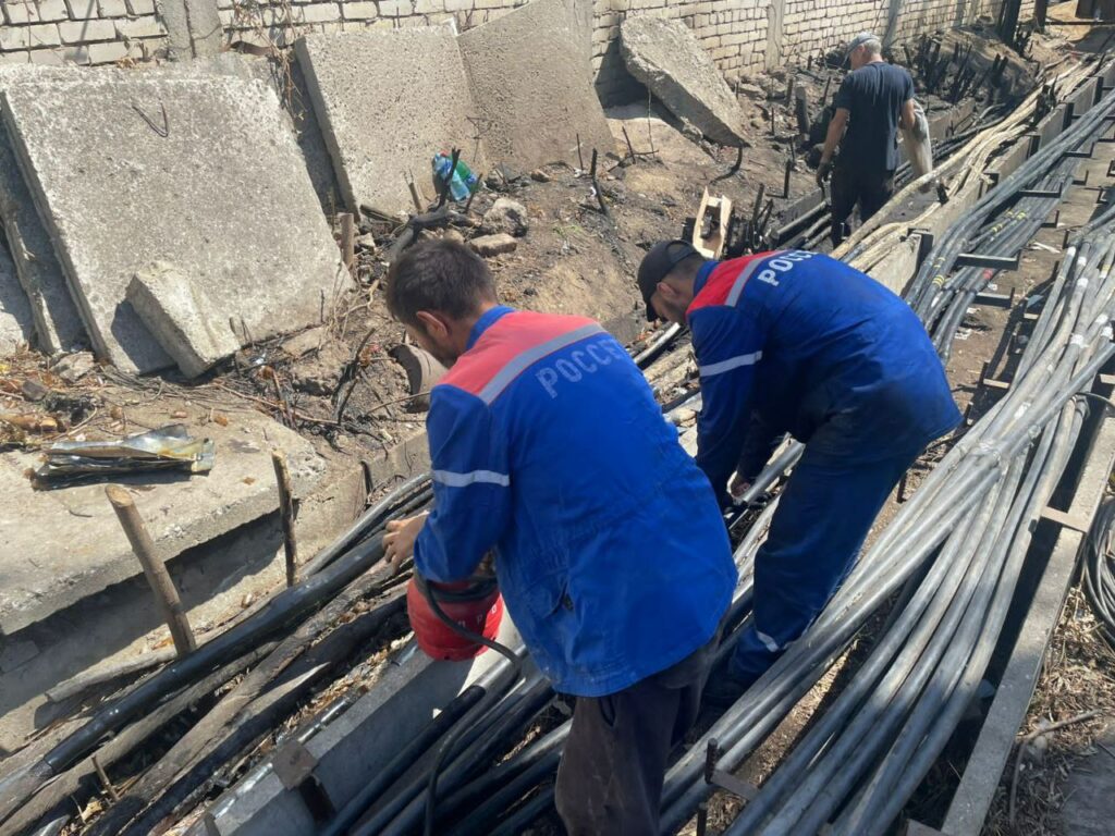 Энергетики "Дагэнерго" вернули свет в дома Махачкалинцев