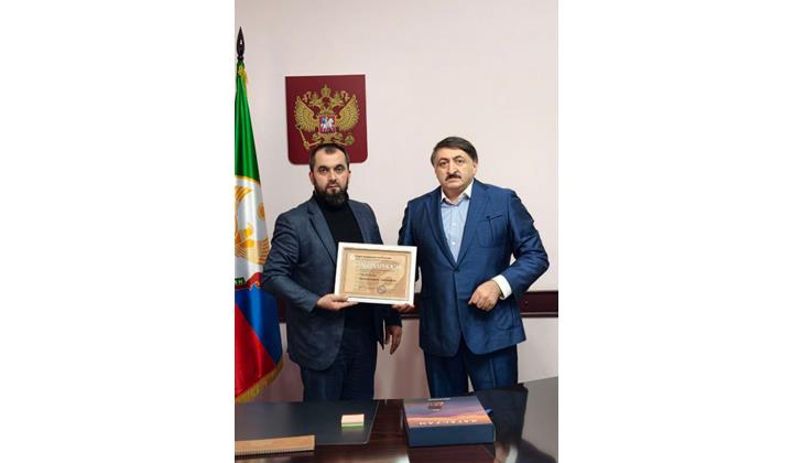 Депутат Госдумы РФ Джамаладин Гасанов встретился с председателем  Союза журналистов Дагестана