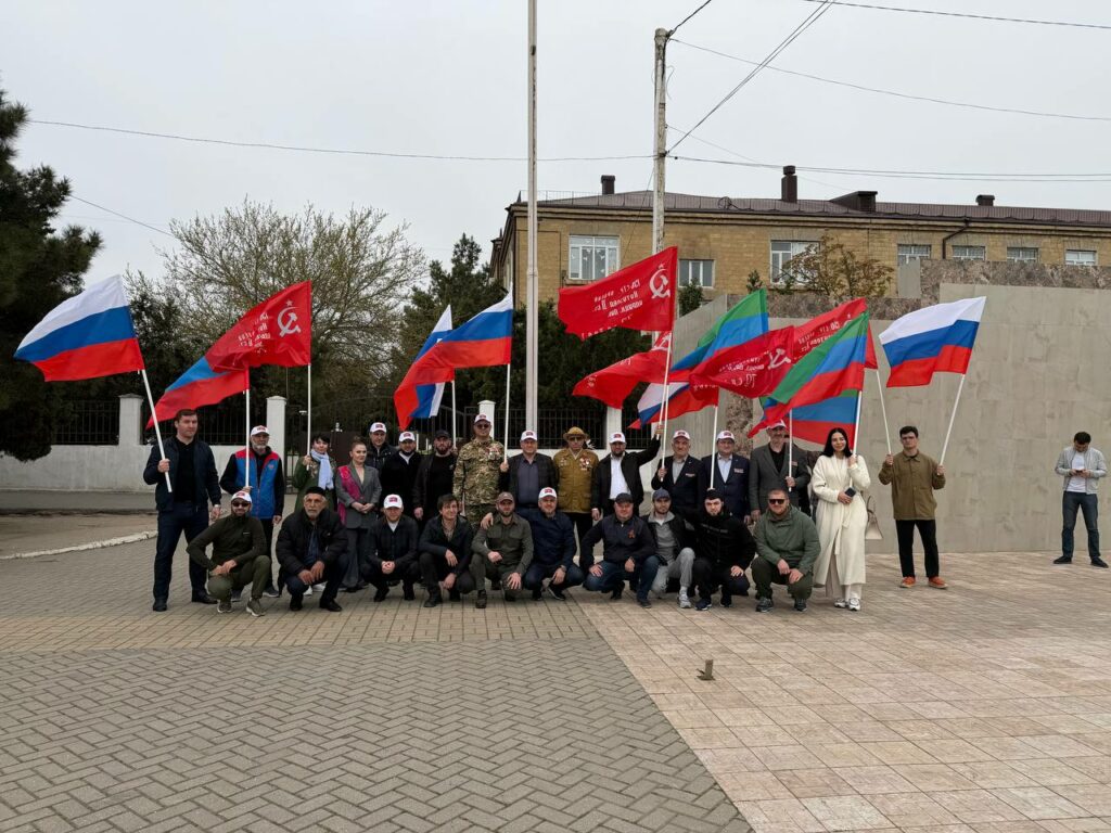 В Дагестане стартовал автопробег «Знамя Победы»